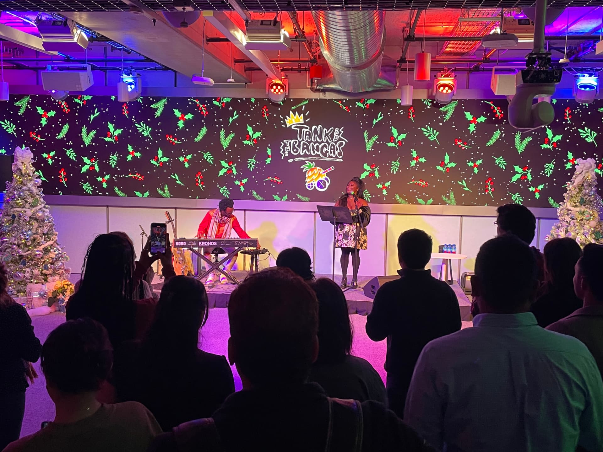 Tank and the Bangas performing at Meta LA
